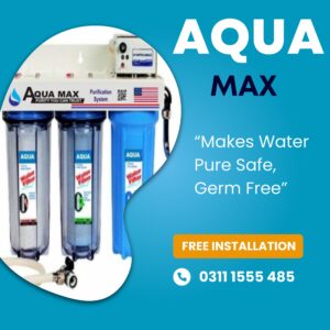 Aqua Max Uv Water Filter-Triple Stages Water filter in Pakistan