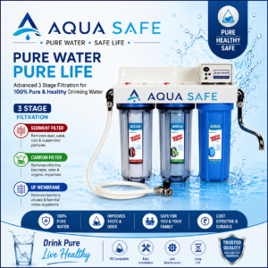 Aqua Safe 3 Stage UV Water Filter for Home | Ultraviolet Water Purifier Pakistan ⭐