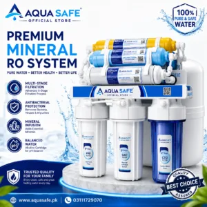 Aqua Safe 8 Stage RO Water Purifier System for Clean Drinking Water in Pakistan