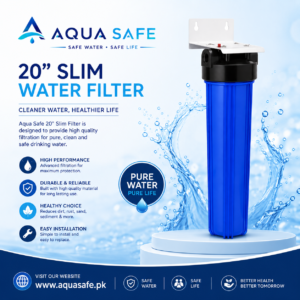 Aqua Safe Jumbo Single Slim Water Filter Housing