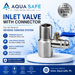 RO Inlet Valve with Connector for Reverse Osmosis Water Filter
