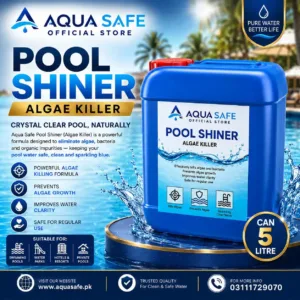 5 Litre Pool Shiner Algae Killer liquid for swimming pool algae removal and water treatment