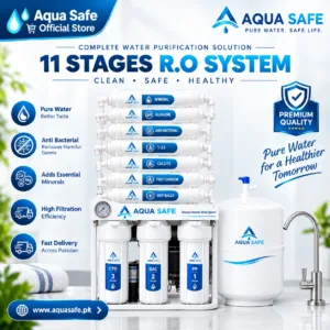 Aqua Safe 11 Stage RO System 150 GPD water purifier in Pakistan
