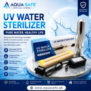 Aqua Safe UV Water Sterilizer Kit Stainless Steel Water Purification System for RO Filter