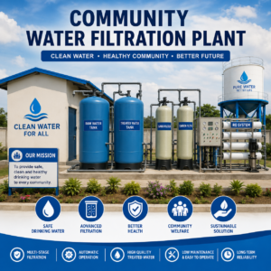 Community welfare Water filtration Planyt in Pakistan