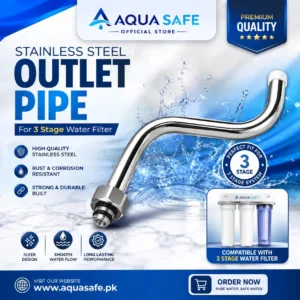 Aqua Safe Steel Outlet Pipe for 10 Inch Water Filter